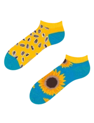 Veselé členkové ponožky Slnečnica