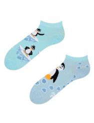 Veselé kotníkové ponožky Šťastný tučňák