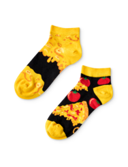 Весели къси чорапи Пица със сирене