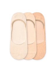 Trojbalení bavlněných ťapek Béžový Klasik