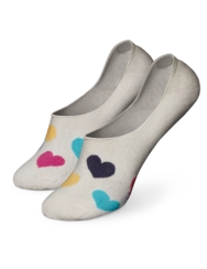 Veselé ťapky Farebné srdiečka