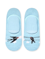 Chaussettes invisibles rigolotes Hirondelles Chaussettes invisibles rigolotes Hirondelles