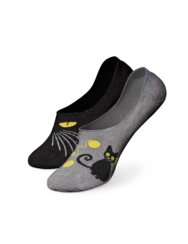 Wesołe krótkie skarpetki Kocie oczy