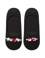 Весели невидими чорапи Пъзел със сърца