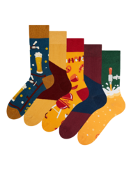 Regular Socks 5-Pack Beer Time