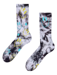 Calzini a coste Smiley radiosi