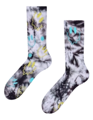 Chaussettes côtelées Émoticônes rayonnantes