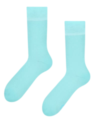 Světlemodré vysoké ponožky