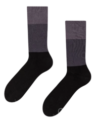 Čierne teplé ponožky Trikolóra