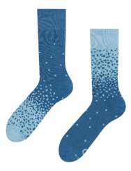 Ľadovo modré teplé ponožky