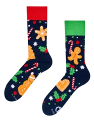 Teplé ponožky Medovníčky a sladkosti