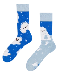Veselé teplé ponožky Malý Yeti