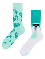 Весели топли чорапи Мечка и сладолед на клечка