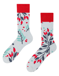 Calzini caldi Buonumore Rosa canina nella neve