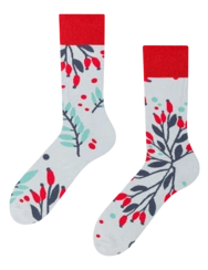 Veselé teplé ponožky Šípky v snehu