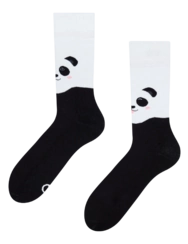 Veselé teplé ponožky Šťastná panda