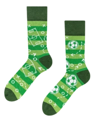 Veselé bambusové ponožky Futbalové ihrisko