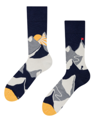 Весели бамбукови чорапи Планински залез