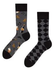 Veselé bambusové ponožky Pivná párty