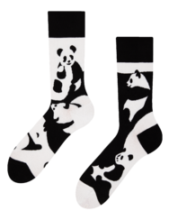 Vidám zokni Absztrakt panda