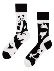 Veselé ponožky Abstraktní panda