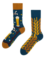 Chaussettes rigolotes L'heure d'une bière Chaussettes rigolotes L'heure d'une bière