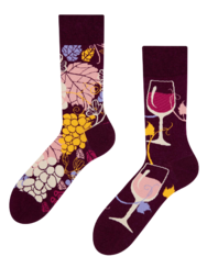 Chaussettes rigolotes Vin rouge Chaussettes rigolotes Vin rouge