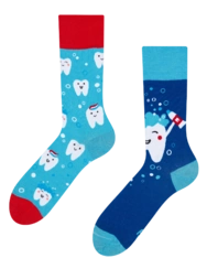 Chaussettes rigolotes Dents propres