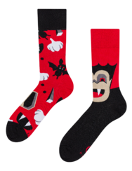 Vidám zokni Drakula csókja