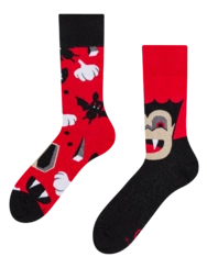 Veselé ponožky Drakulov bozk