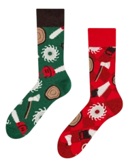 Veselé ponožky Dřevorubec