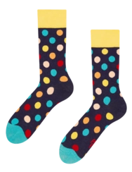 Veselé ponožky Farebné bodky