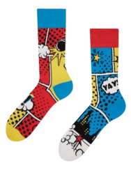 Veselé ponožky Farebný komiks