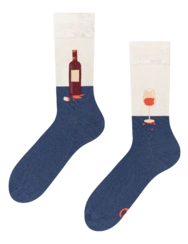 Veselé ponožky Fľaša vína