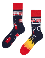 Chaussettes rigolotes Sapeur-pompier