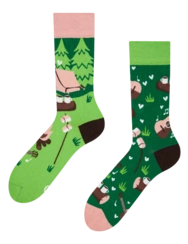Veselé ponožky Láska v přírodě