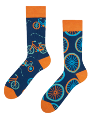 Calzini Buonumore Bicicletta arancione