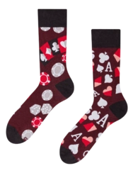 Chaussettes rigolotes Jeu de poker