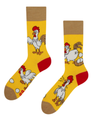 Весели чорапи Кокошка и яйце