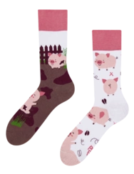 Veselé ponožky Šťastná prasátka