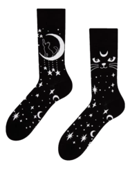 Veselé ponožky Tajomná mačka