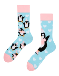 Veselé ponožky Tučniak na korčuliach