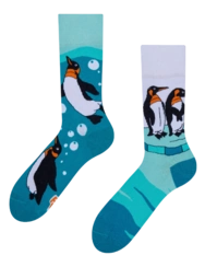 Chaussettes rigolotes Manchots