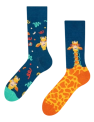 Veselé ponožky Vtipná žirafa