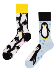 Весели чорапи Пингвини през зимата