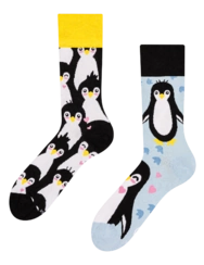 Veselé ponožky Zimní tučňák