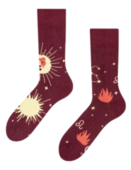 Veselé ponožky Znamení Lev