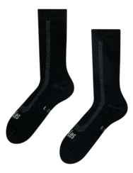 Calzini in spugna di lana Merino neri