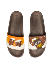 Sandales rigolotes Bière brune Sandales rigolotes Bière brune