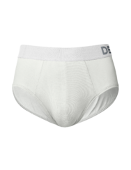 Białe slipy męskie